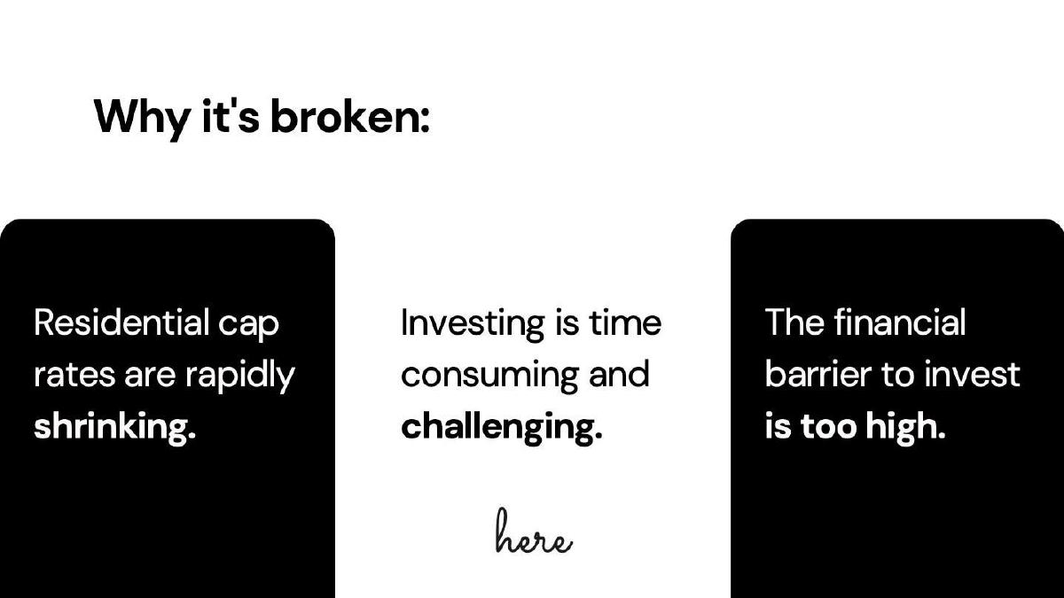 Here pitch deck slide 3 of 16