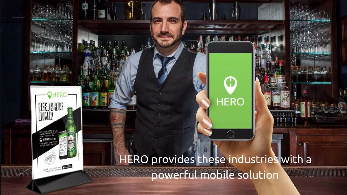 HERO pitch deck slide 3 of 23