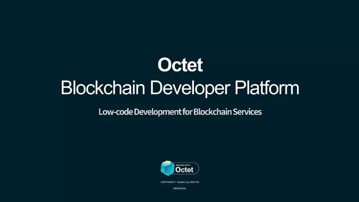 Hexlant Octet pitch deck slide 1 of 24