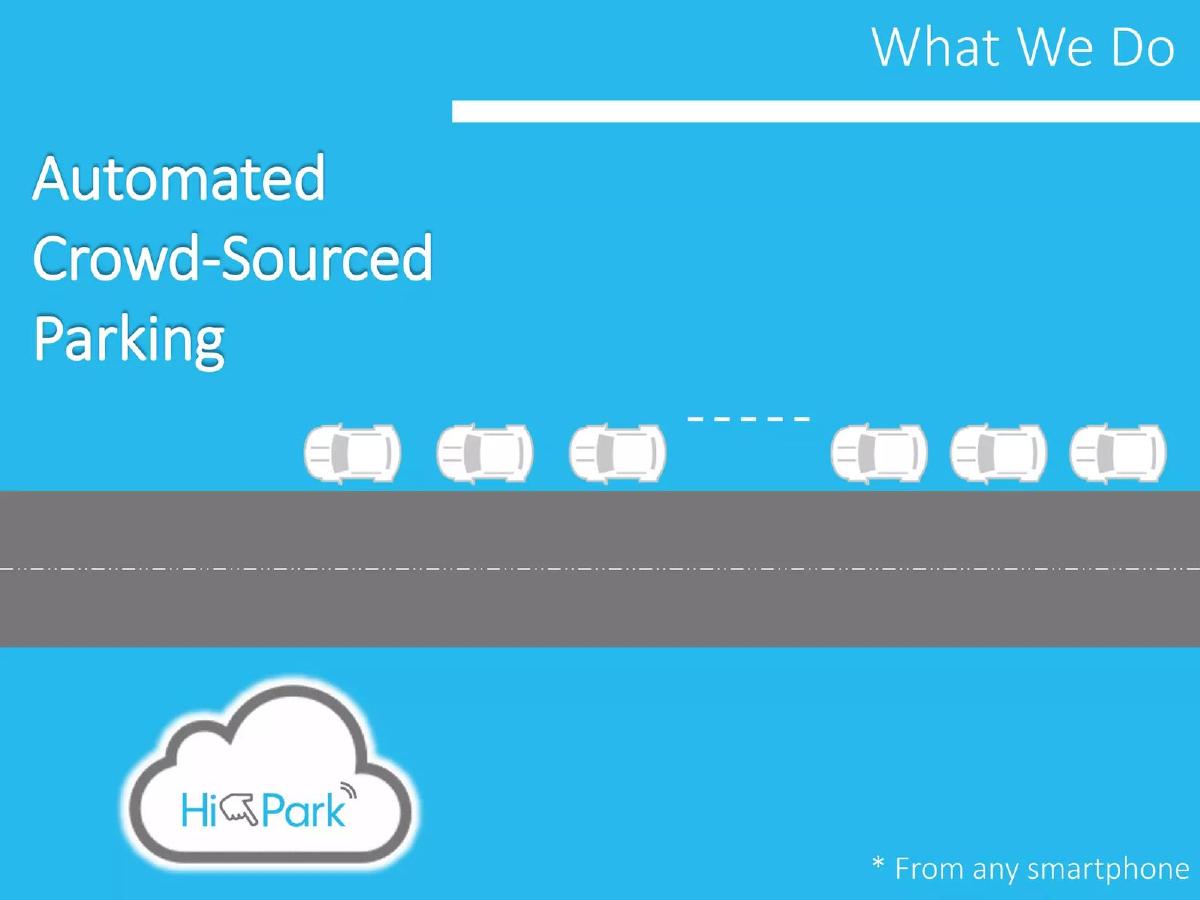 Hi-Park pitch deck slide 5 of 15