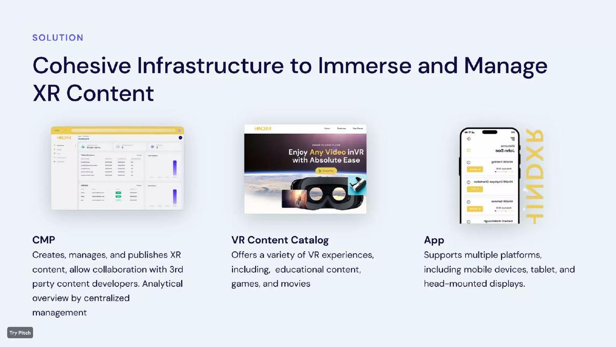 HindXR (Hindomain Technologies Private Limited) pitch deck slide 6 of 17