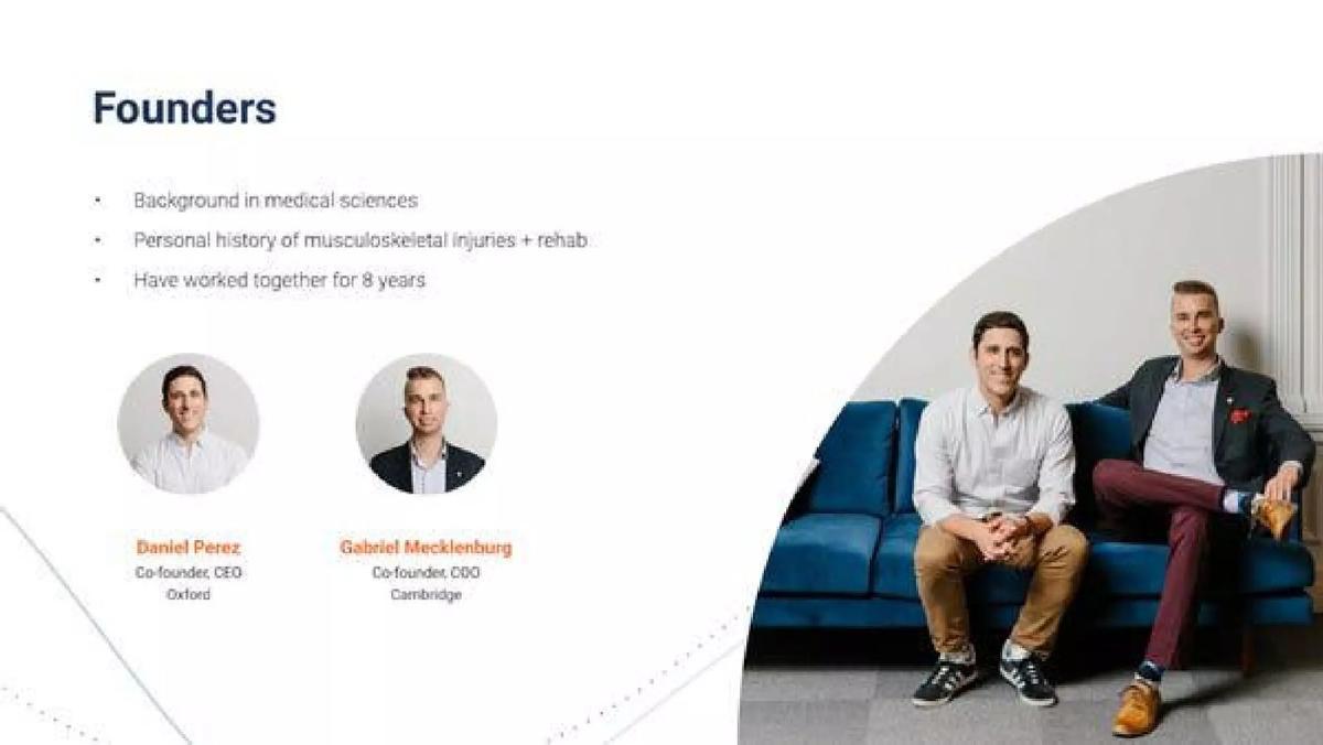 Hinge Health pitch deck slide 5 of 15