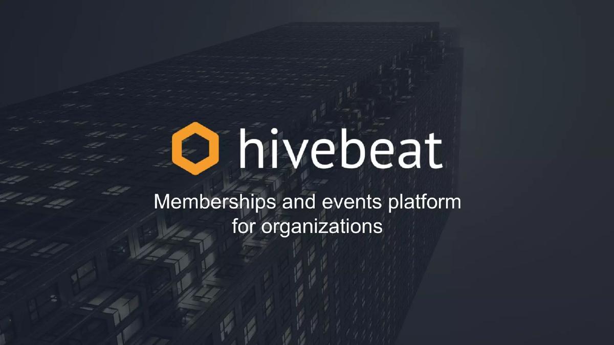 Hivebeat pitch deck slide 1 of 10
