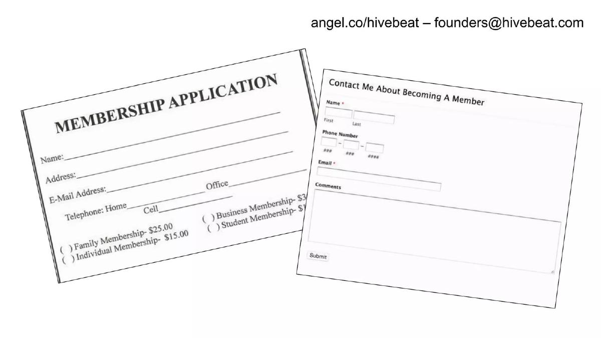 Hivebeat pitch deck slide 3 of 10