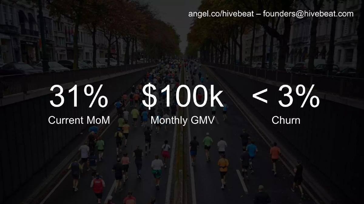 Hivebeat pitch deck slide 6 of 10