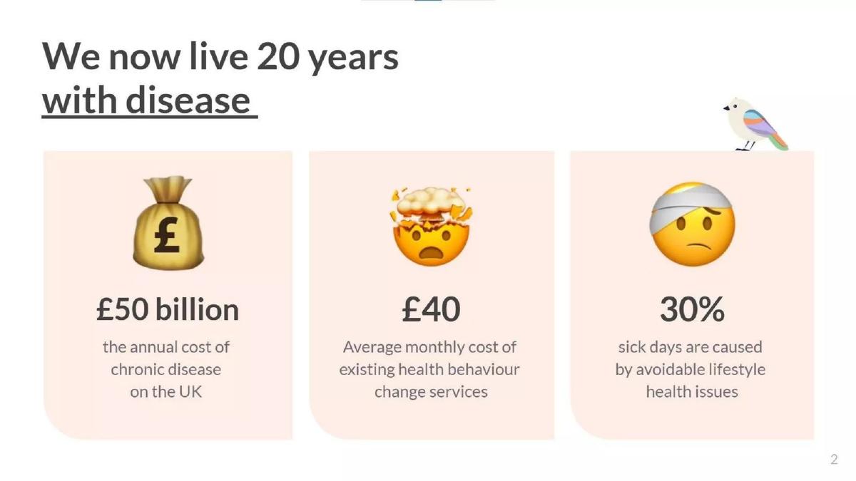 Holly Health pitch deck slide 2 of 23