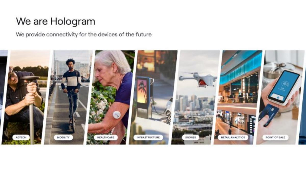 Hologram pitch deck slide 2 of 13