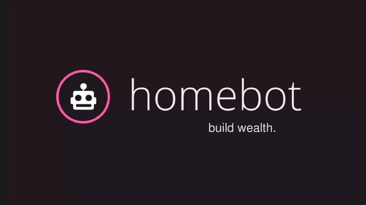Homebot pitch deck slide 1 of 16