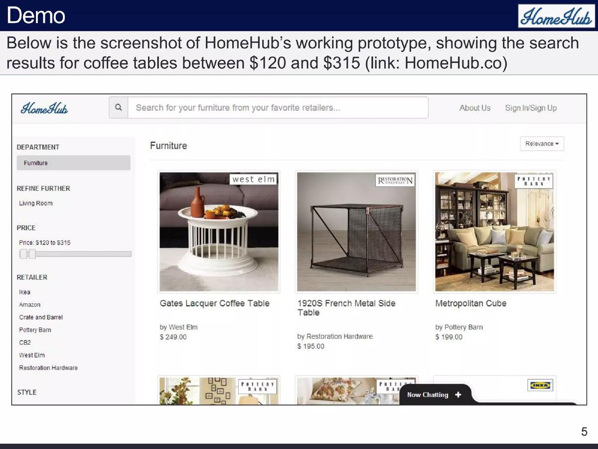 HomeHub pitch deck slide 5 of 15