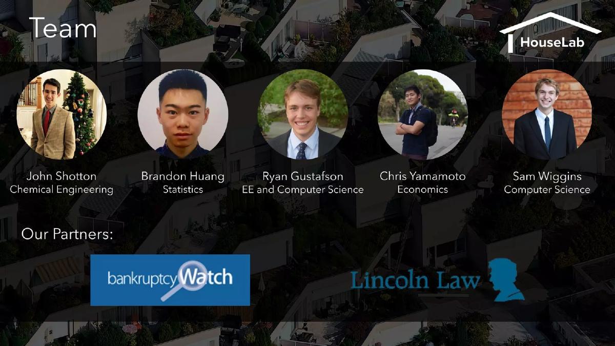 House Lab pitch deck slide 2 of 7