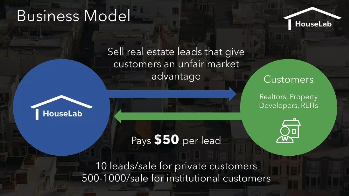 House Lab pitch deck slide 5 of 7