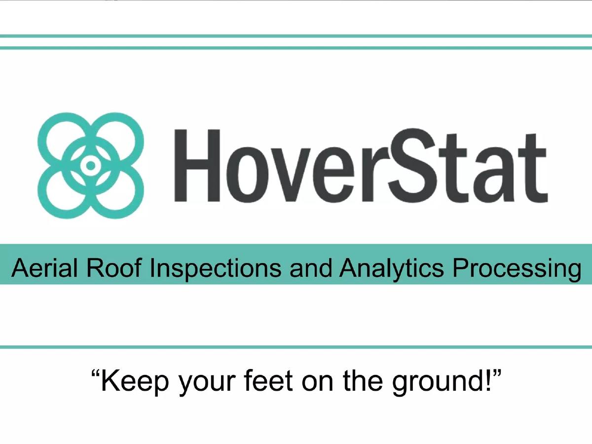 HoverStat pitch deck slide 1 of 17