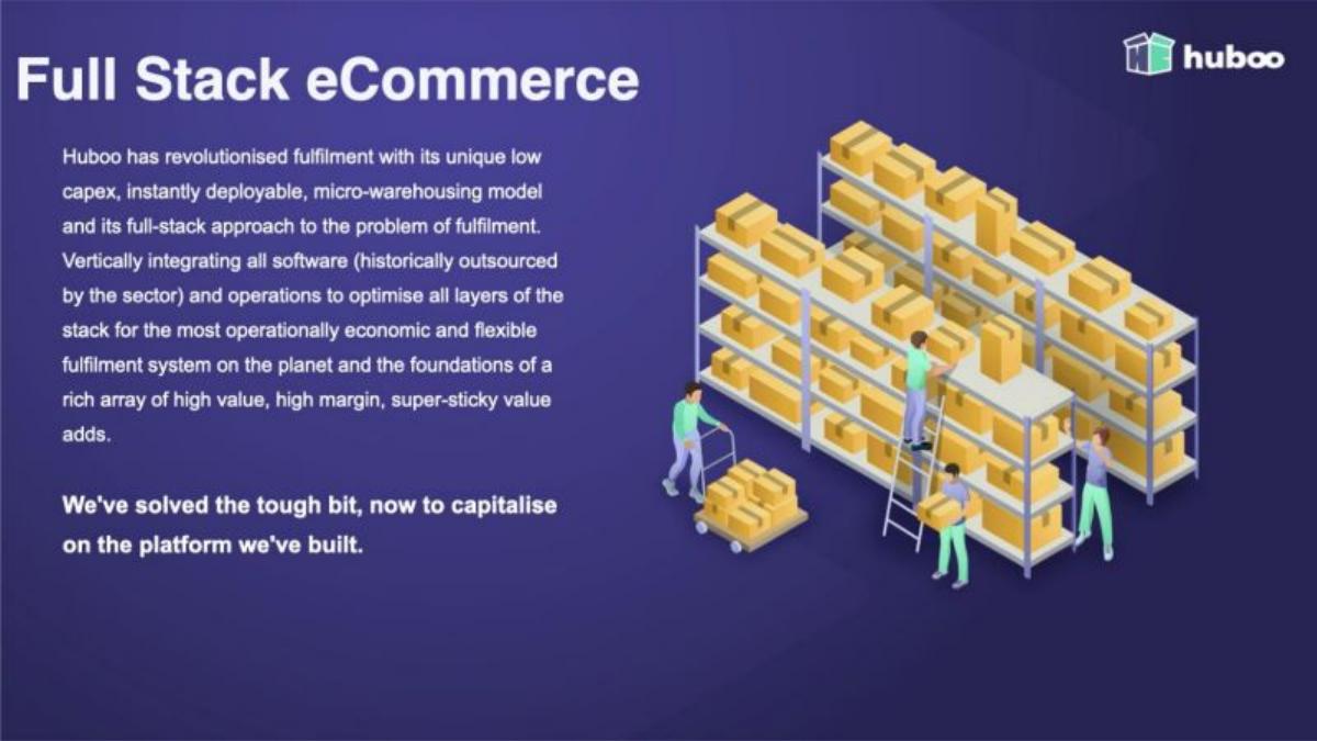 Huboo pitch deck slide 2 of 12
