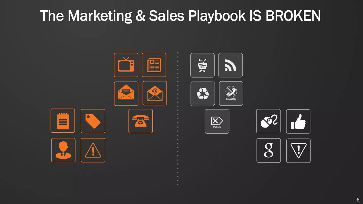 HubSpot pitch deck slide 6 of 30