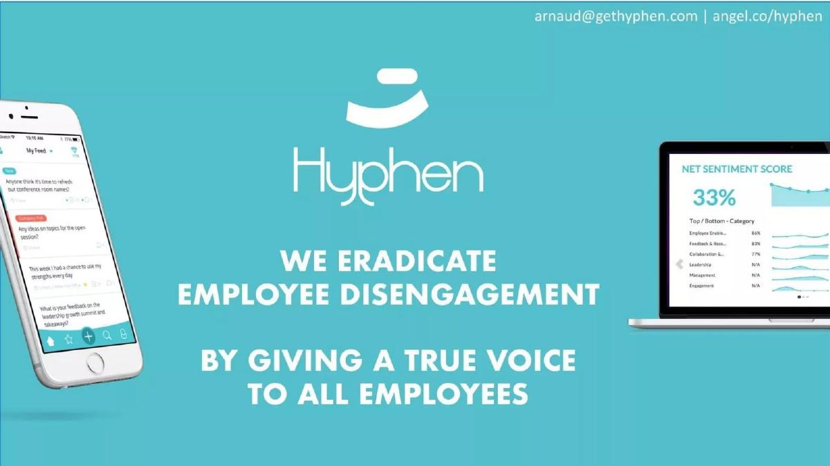 Hyphen pitch deck slide 1 of 9