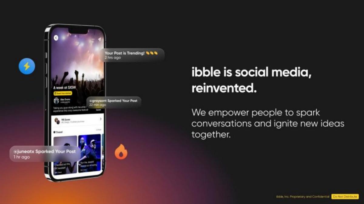 Ibble pitch deck slide 2 of 21
