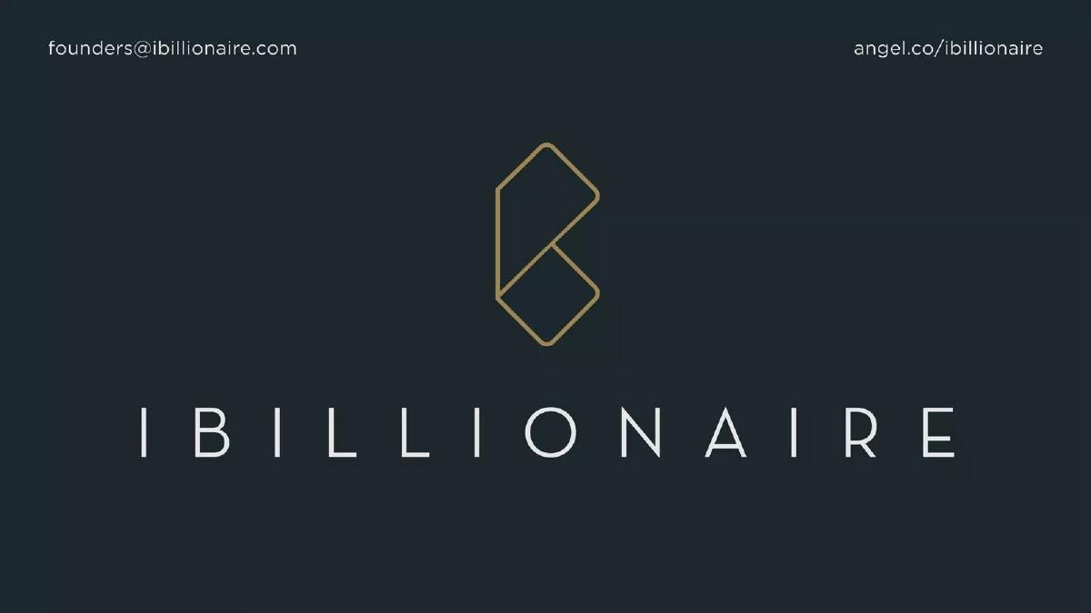 iBillionaire pitch deck slide 1 of 10