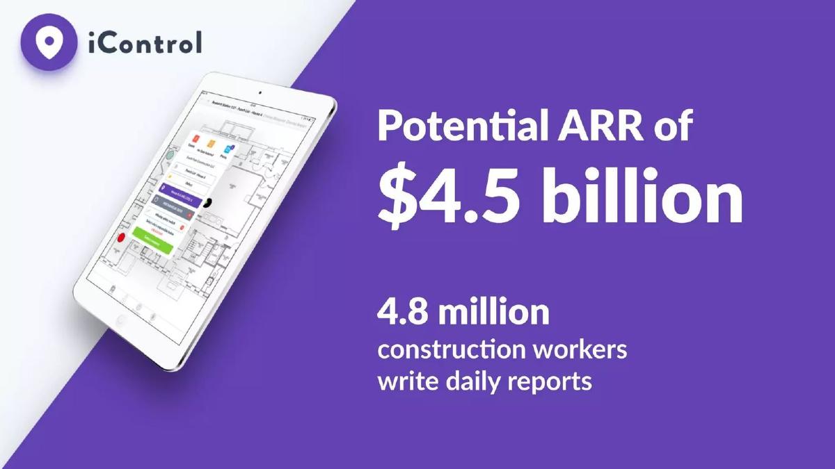 iControl pitch deck slide 6 of 8