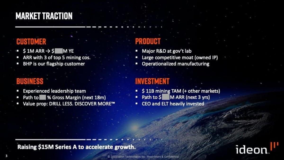 Ideon Technologies pitch deck slide 3 of 13