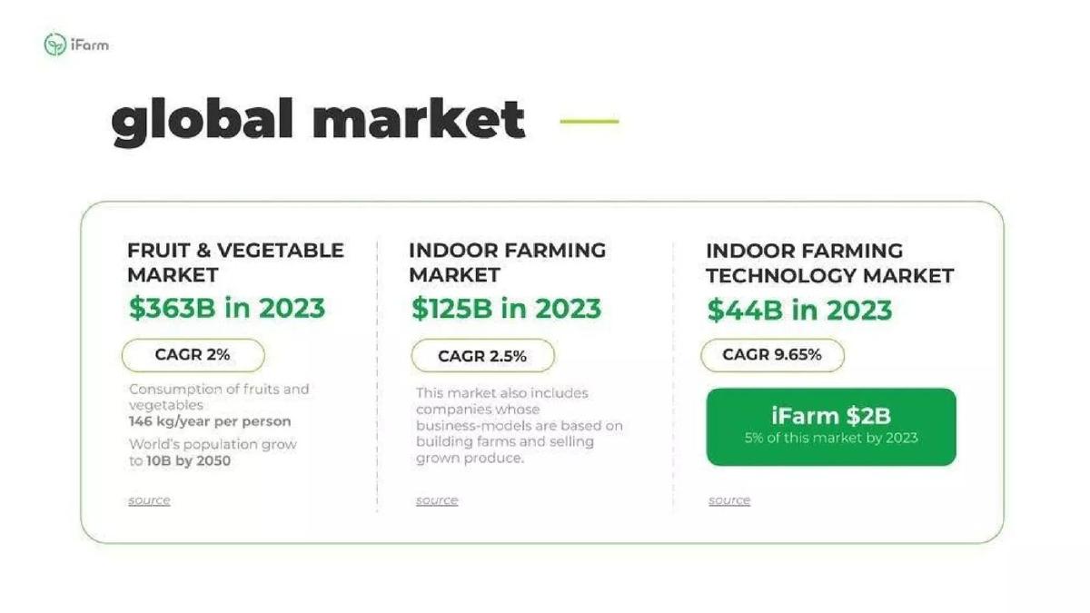 iFarm pitch deck slide 3 of 11