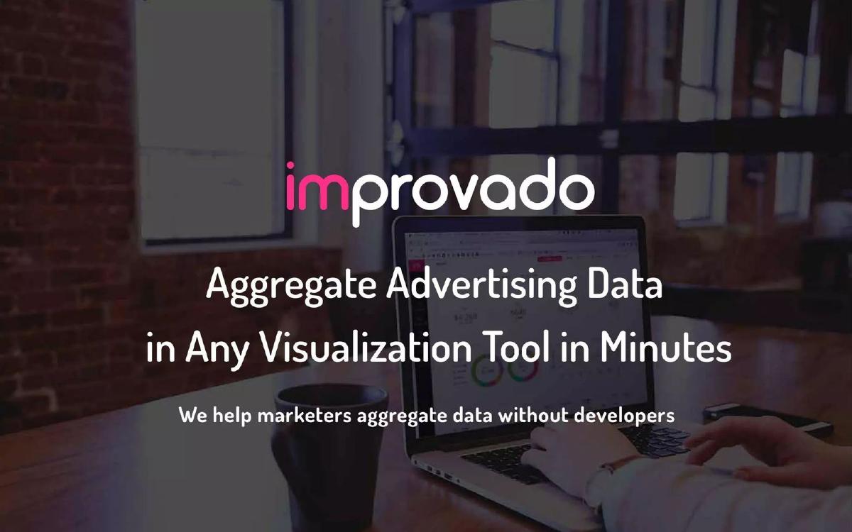 Improvado pitch deck slide 1 of 8