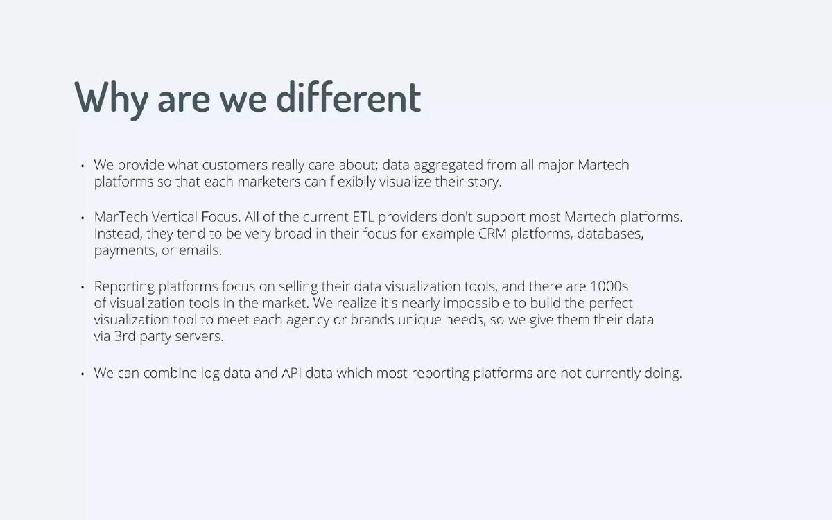 Improvado pitch deck slide 6 of 8