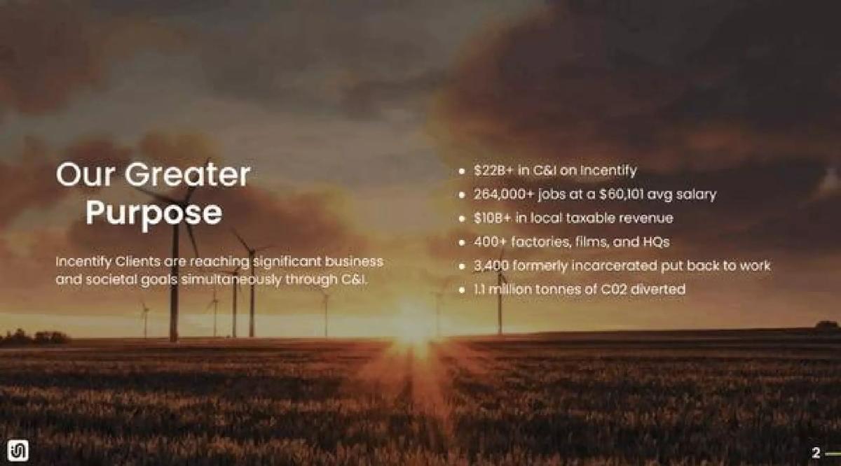 Incentify pitch deck slide 2 of 10