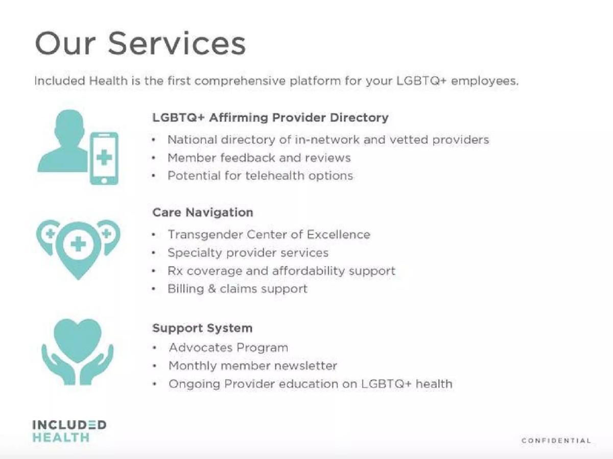 Included Health pitch deck slide 5 of 15