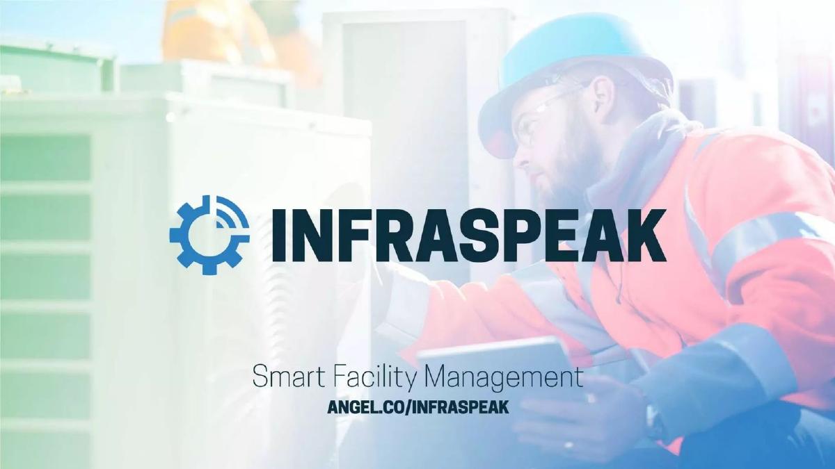 Infraspeak pitch deck slide 1 of 13