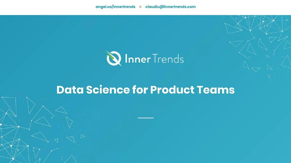 InnerTrends pitch deck slide 1 of 13
