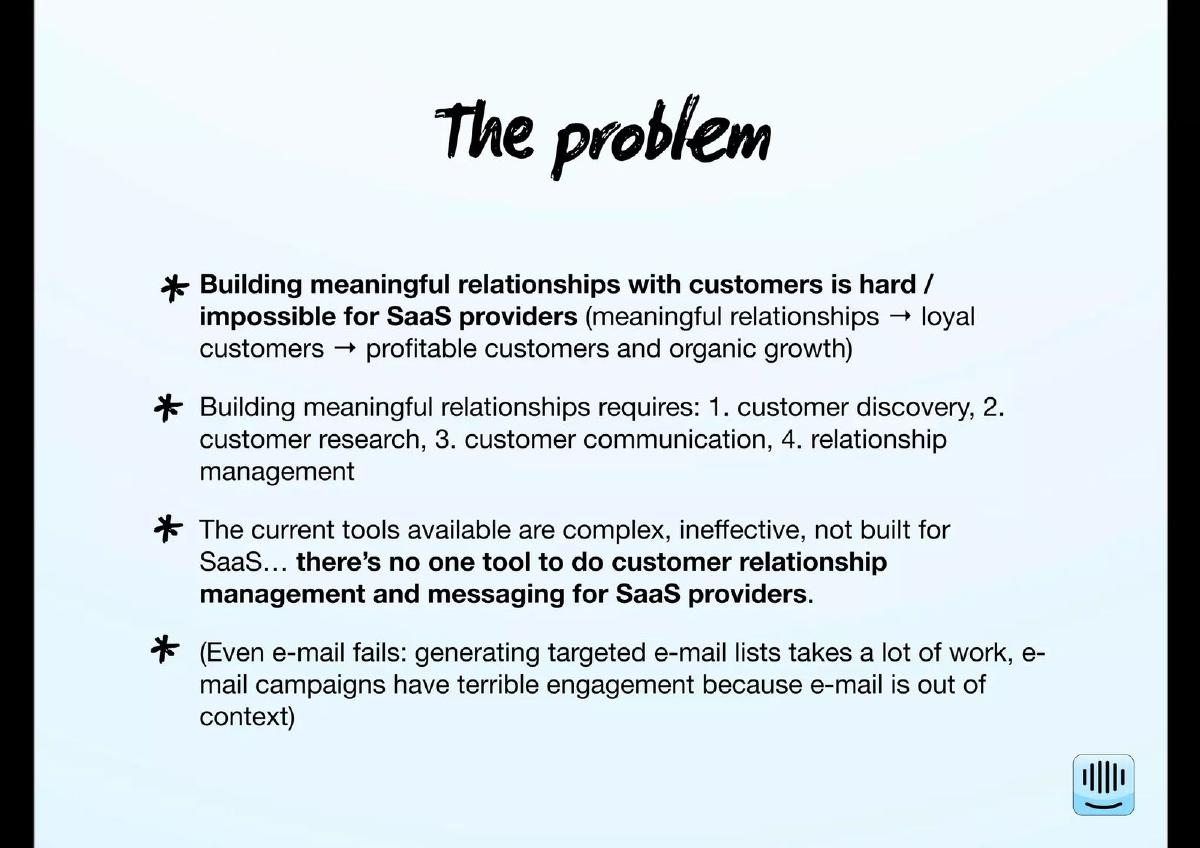 Intercom pitch deck slide 3 of 8