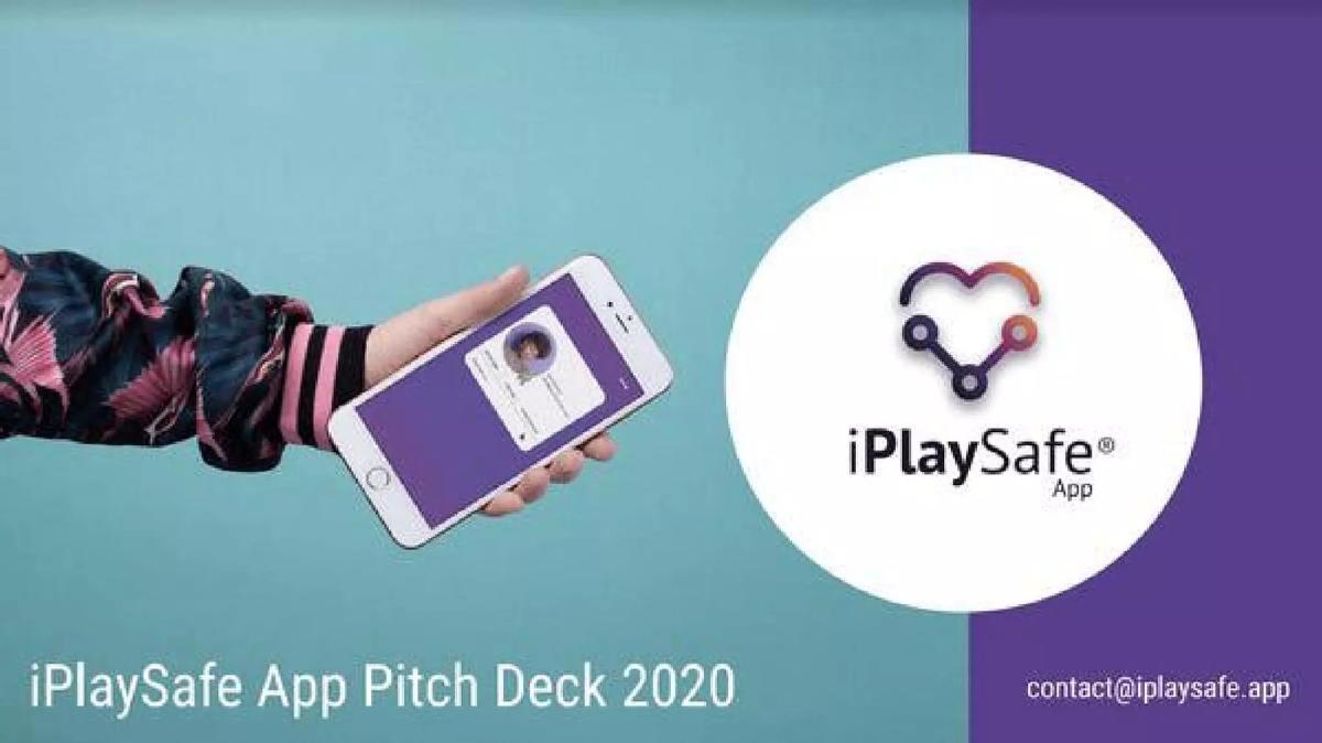 iPlaysafe pitch deck slide 1 of 23
