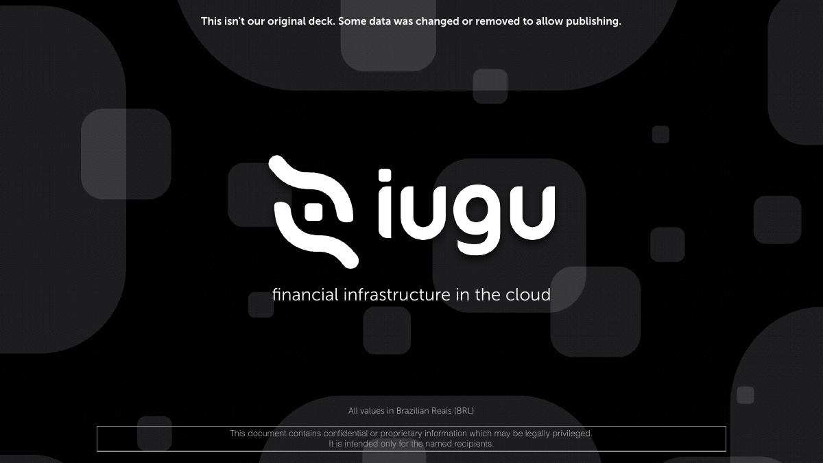 iugu (iugu.com) pitch deck slide 1 of 14