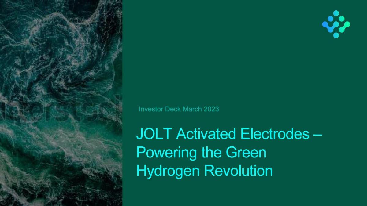 Jolt pitch deck slide 1 of 19