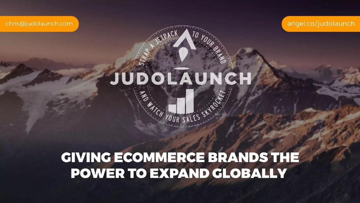 Judolaunch pitch deck slide 1 of 25