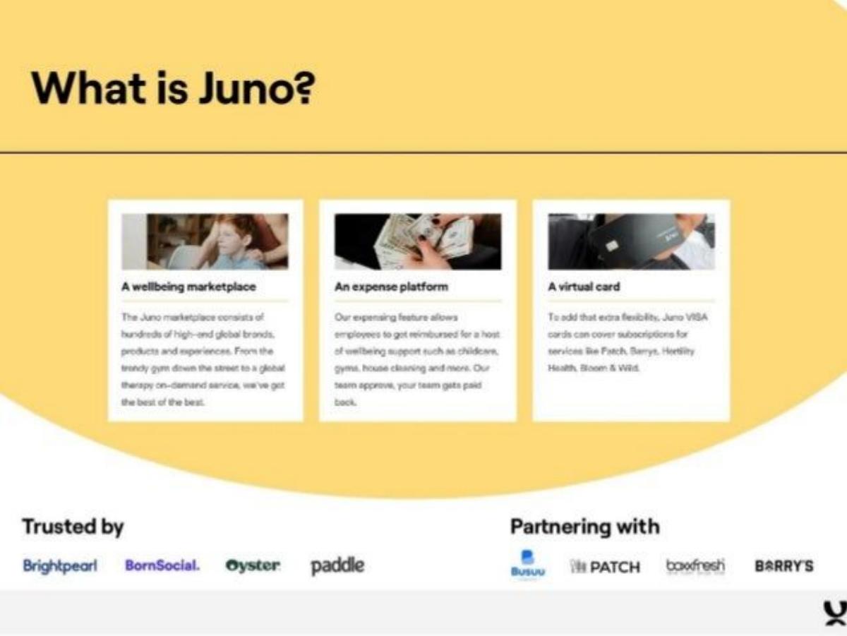 Juno pitch deck slide 3 of 10