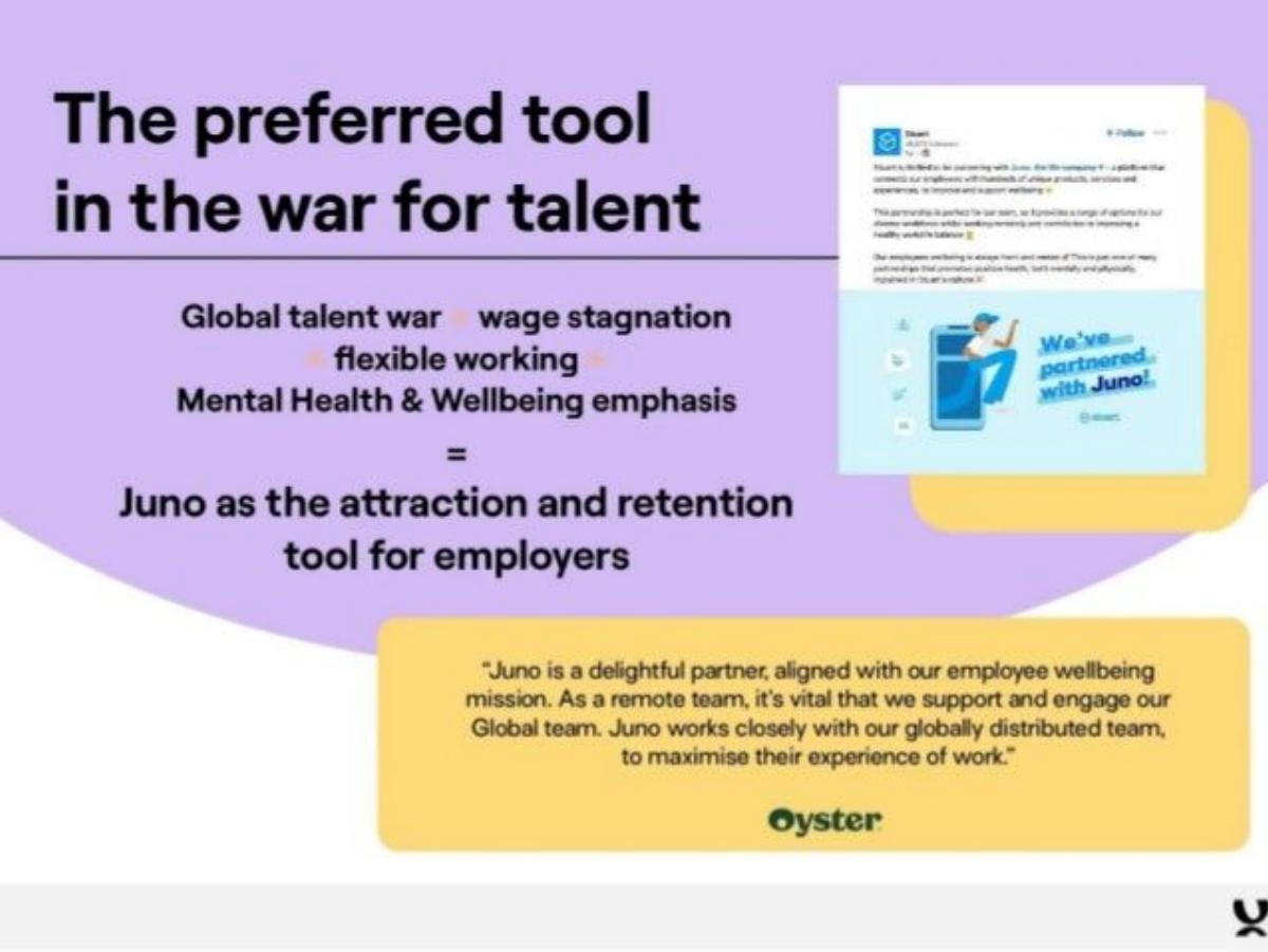 Juno pitch deck slide 6 of 10