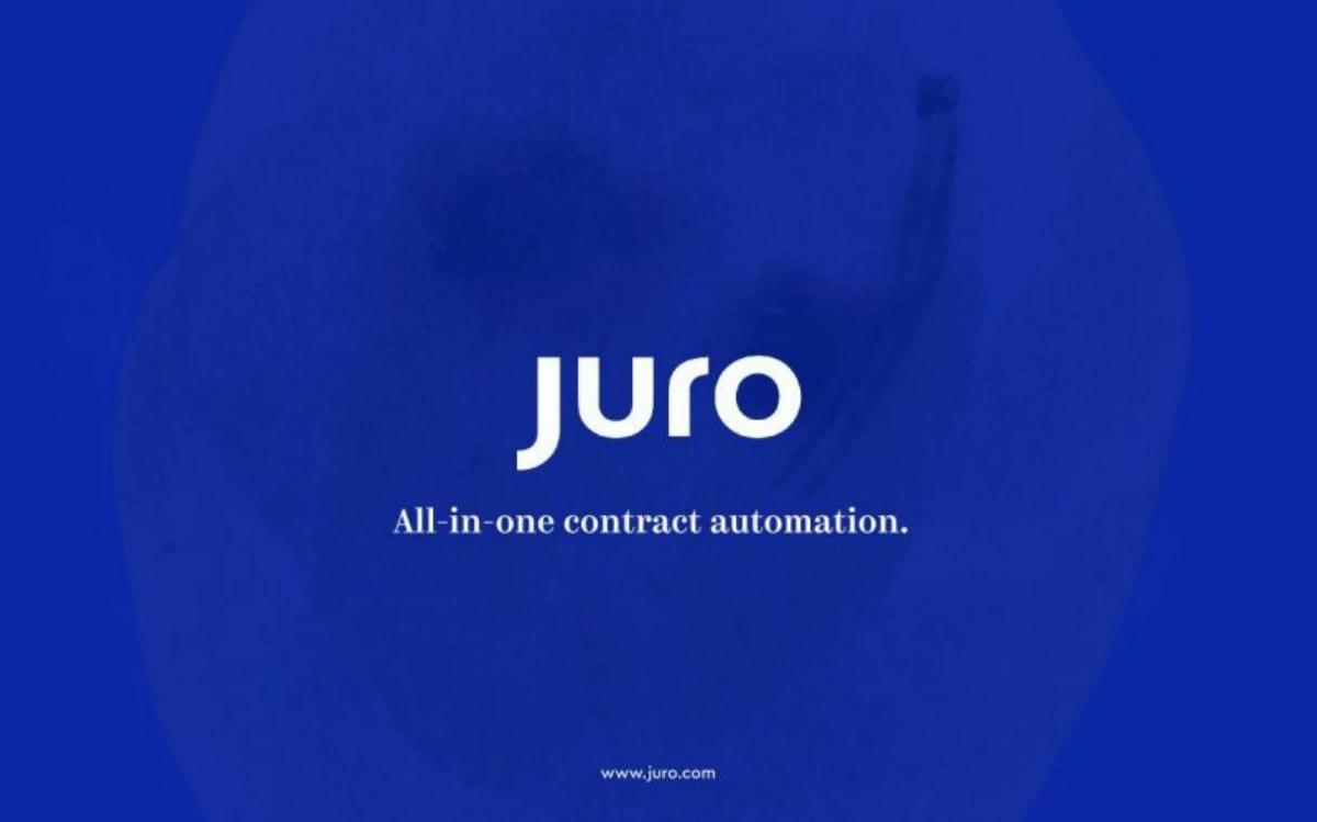 Juro pitch deck slide 1 of 16