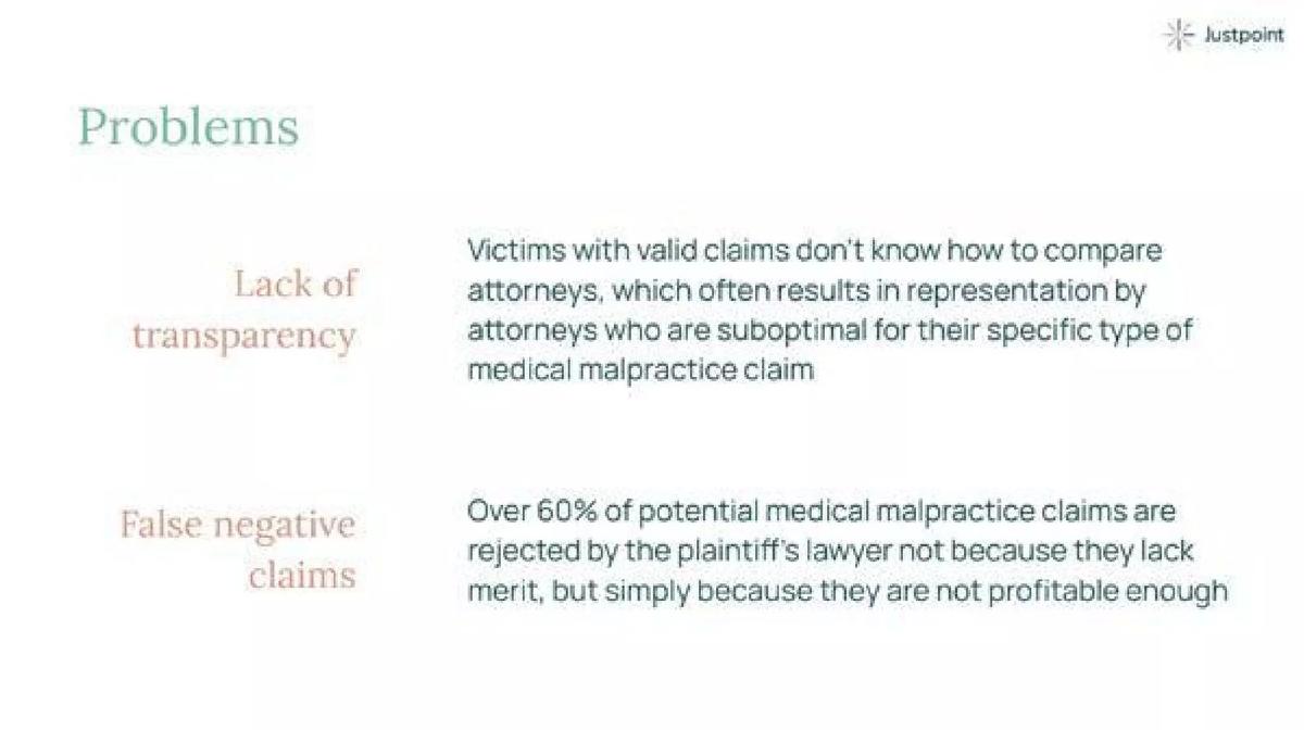 Justpoint pitch deck slide 4 of 13