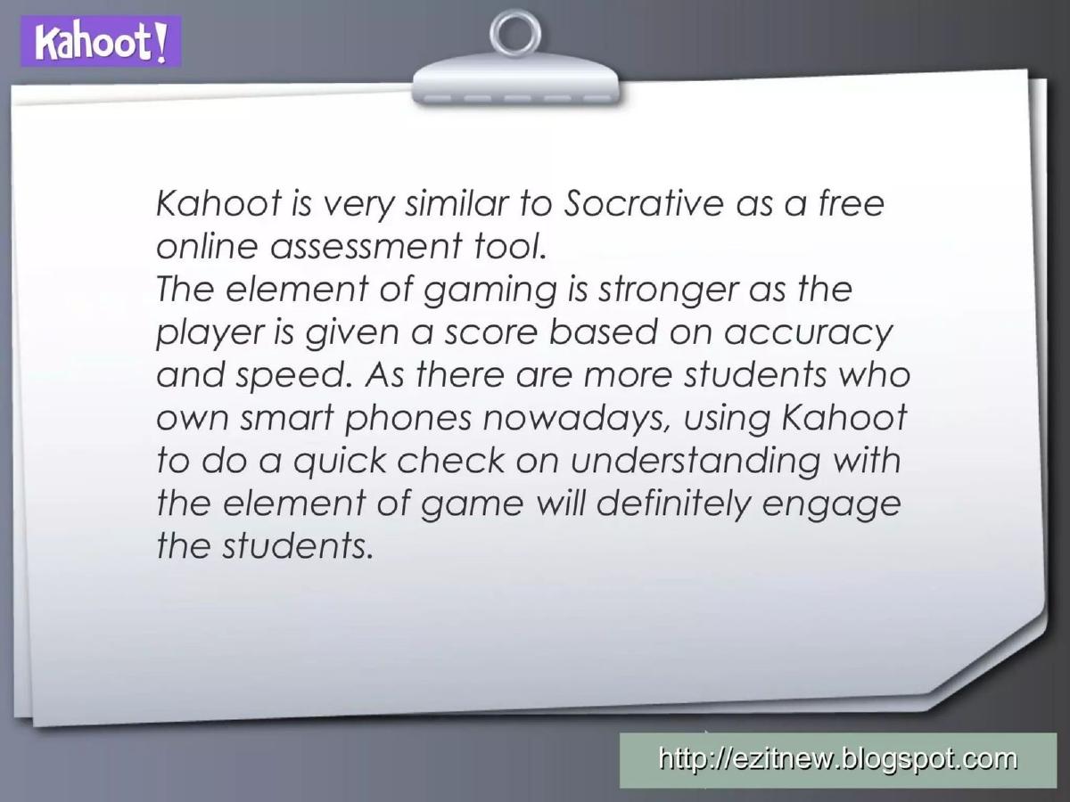 Kahoot! pitch deck slide 2 of 23