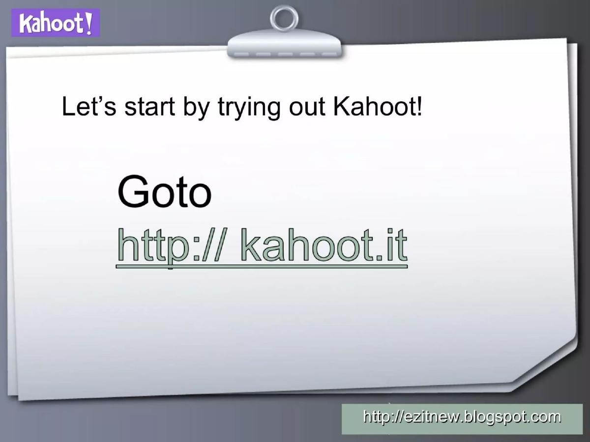 Kahoot! pitch deck slide 3 of 23