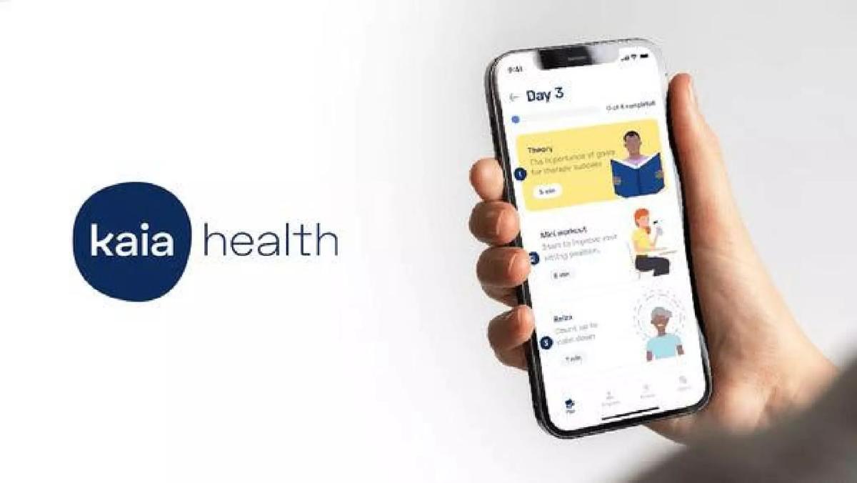 Kaia Health pitch deck slide 1 of 31