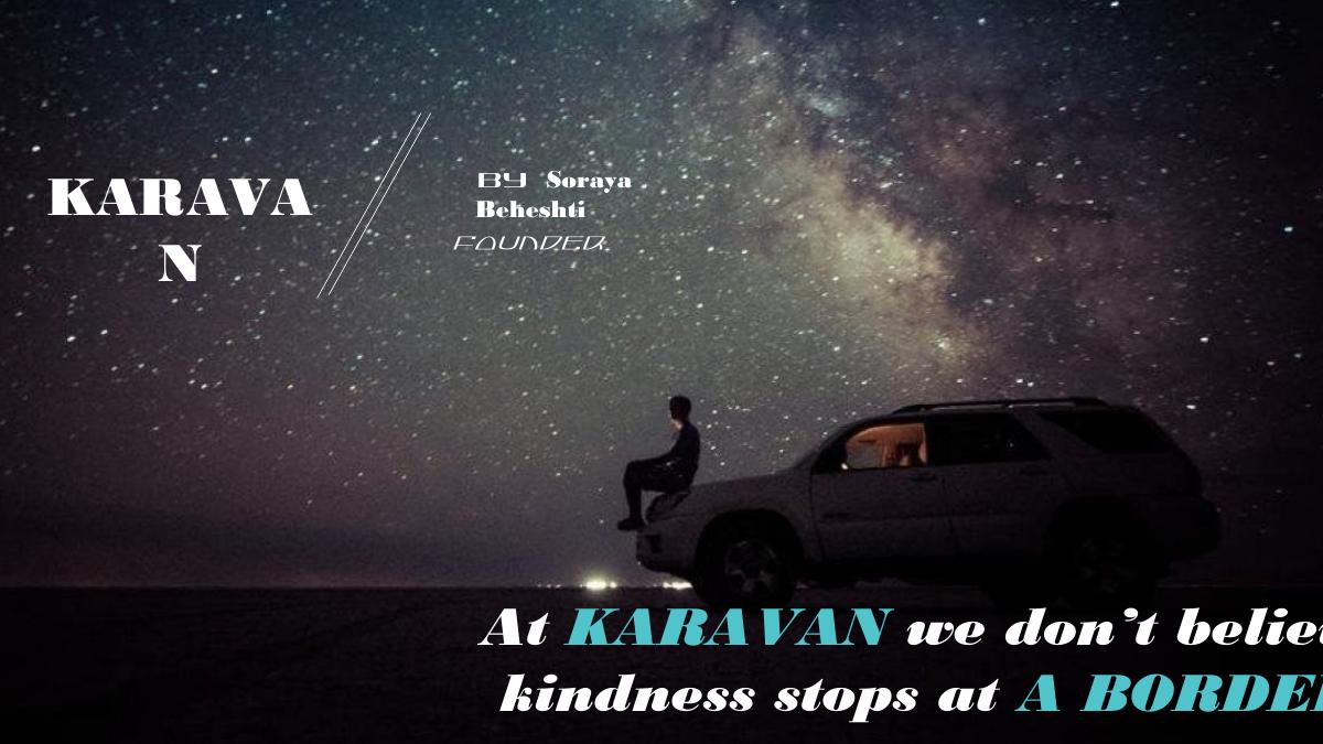 Karavan (Refugee Work Exchange) pitch deck slide 2 of 16
