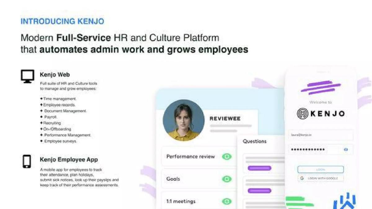 Kenjo pitch deck slide 5 of 8