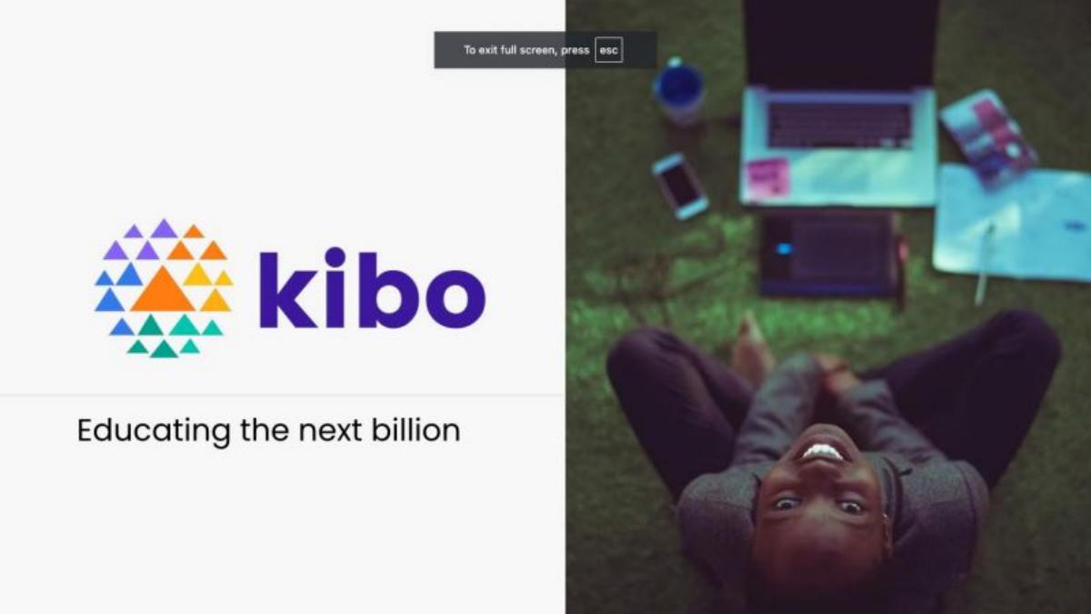 Kibo pitch deck slide 1 of 14