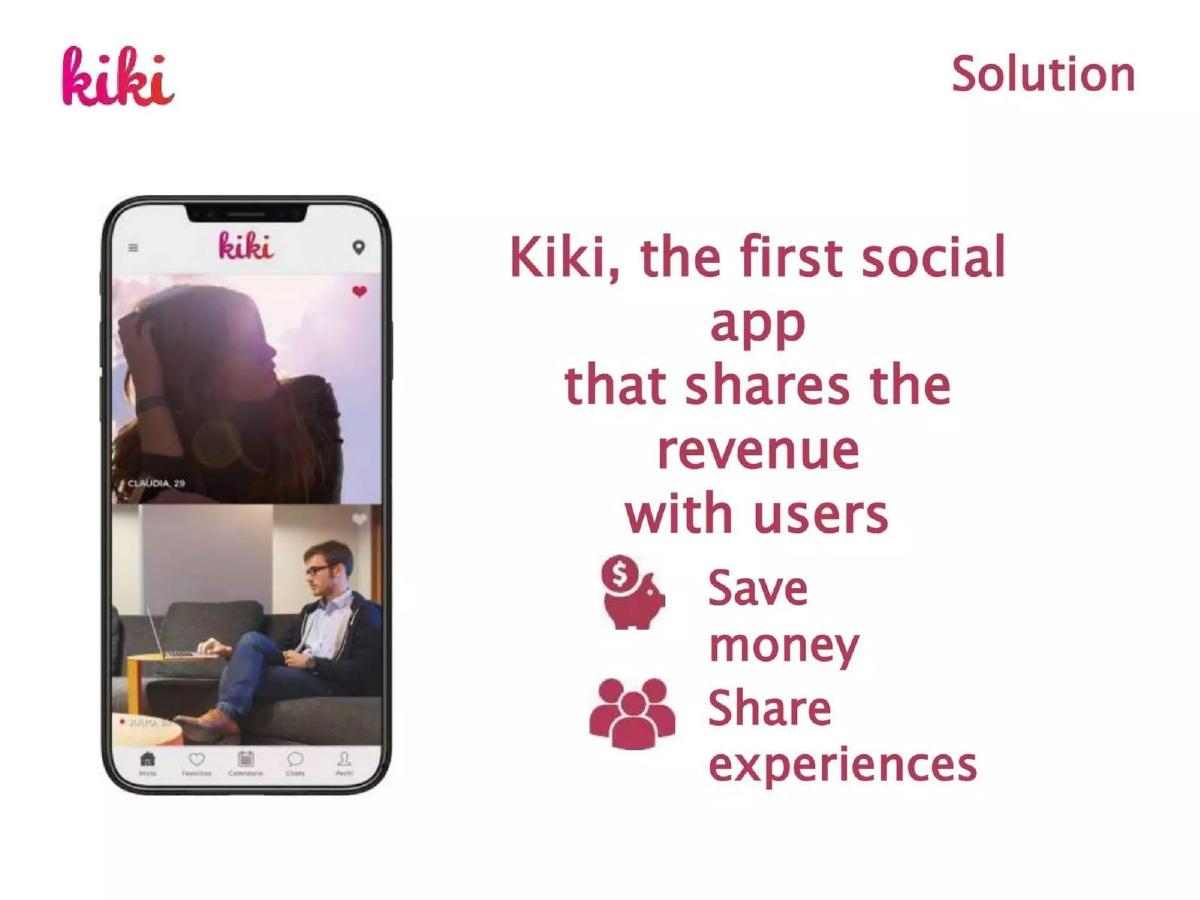 KiKi pitch deck slide 3 of 10