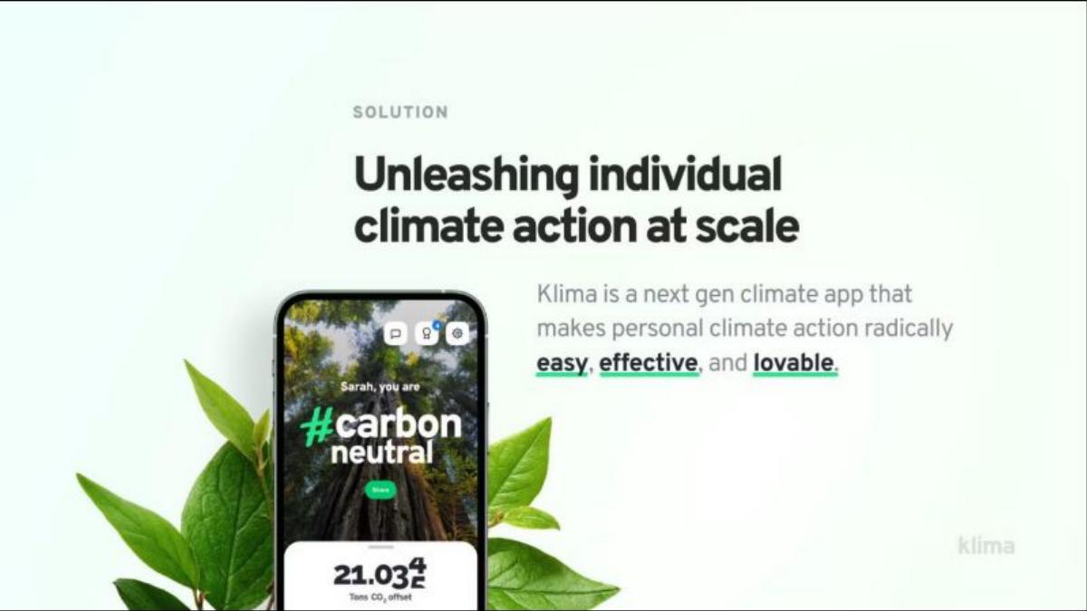 Klima pitch deck slide 4 of 21