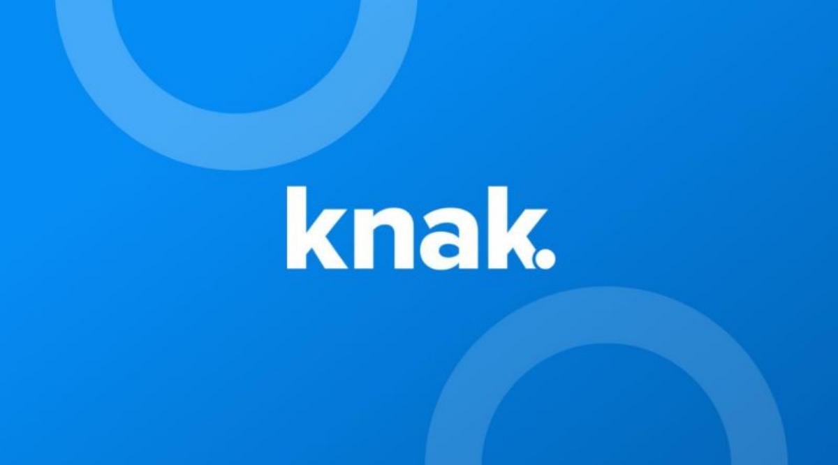 Knak pitch deck slide 1 of 13