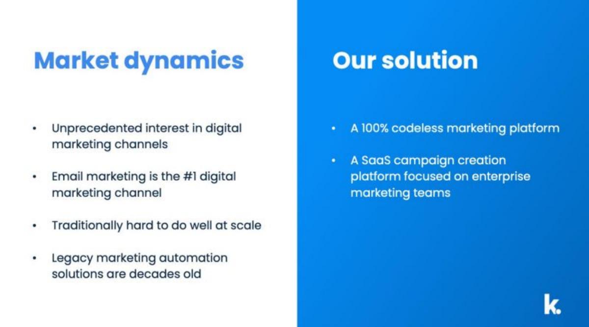 Knak pitch deck slide 6 of 13