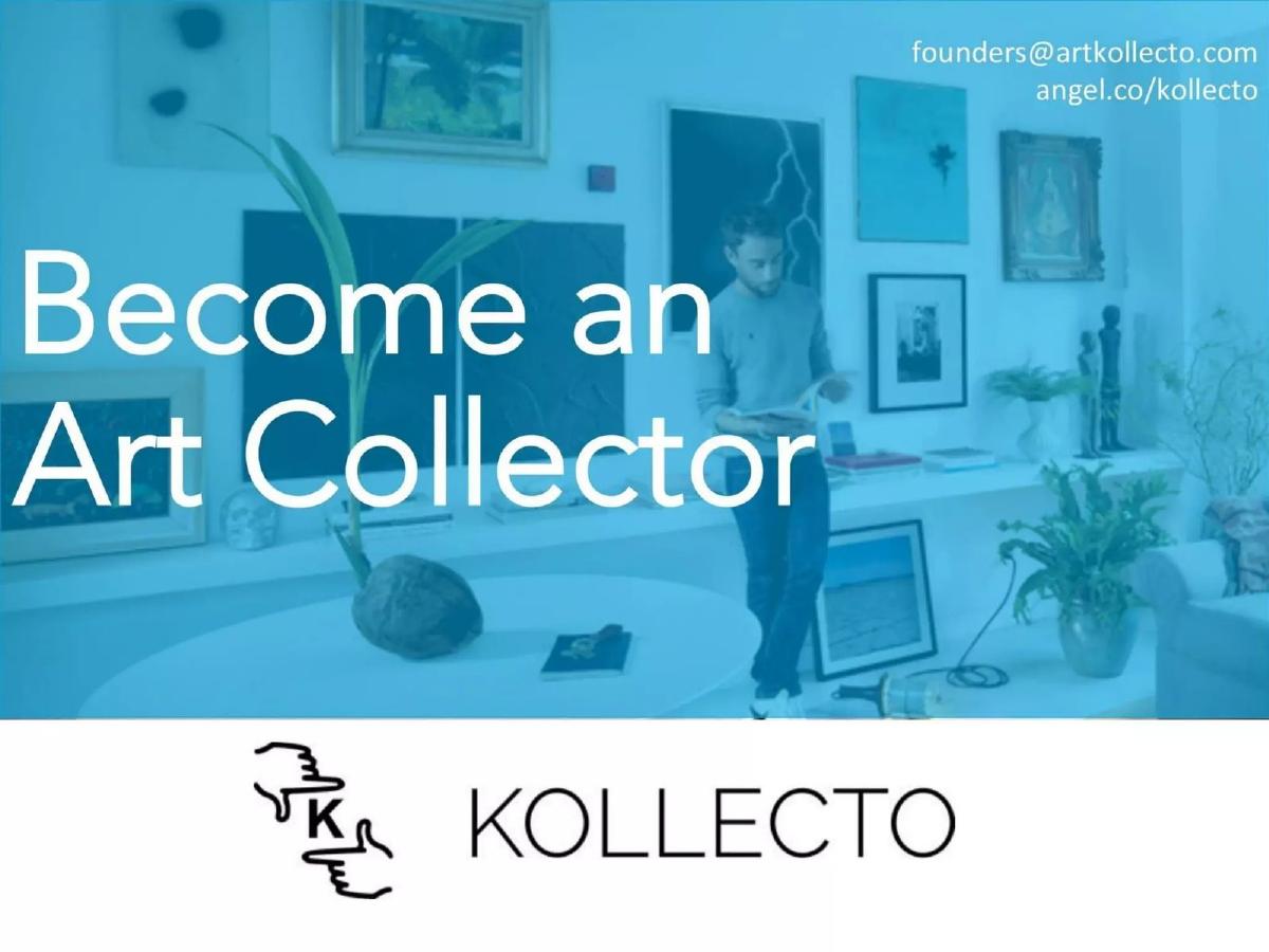 Kollecto pitch deck slide 1 of 10